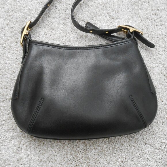 Vintage Coach Legacy Hobo Black Leather Small Shoulder Bag, Handbag. #9211, EUC - Picture 11 of 16